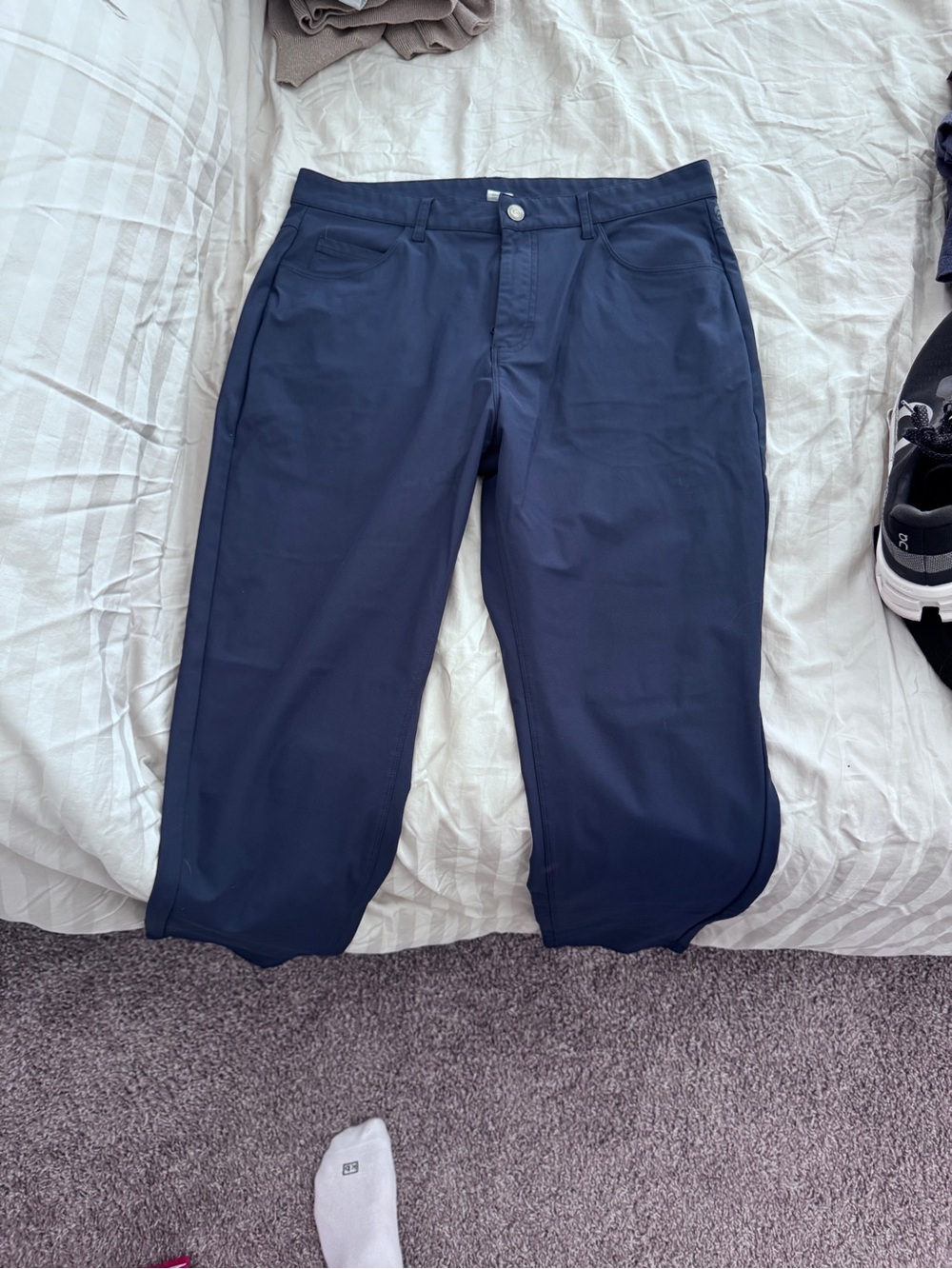 Fabletics Men's Navy Performance Chinos